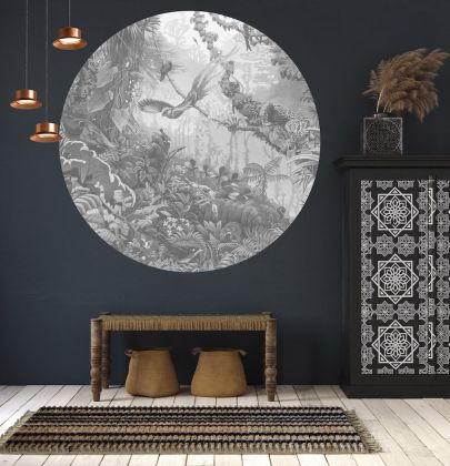 Giant Rould Wall Sticker Tropical Design stick883