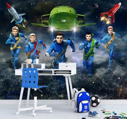 Φωτοταπετσαρία Τοίχου Έτοιμων Διαστάσεων Thunderbirds