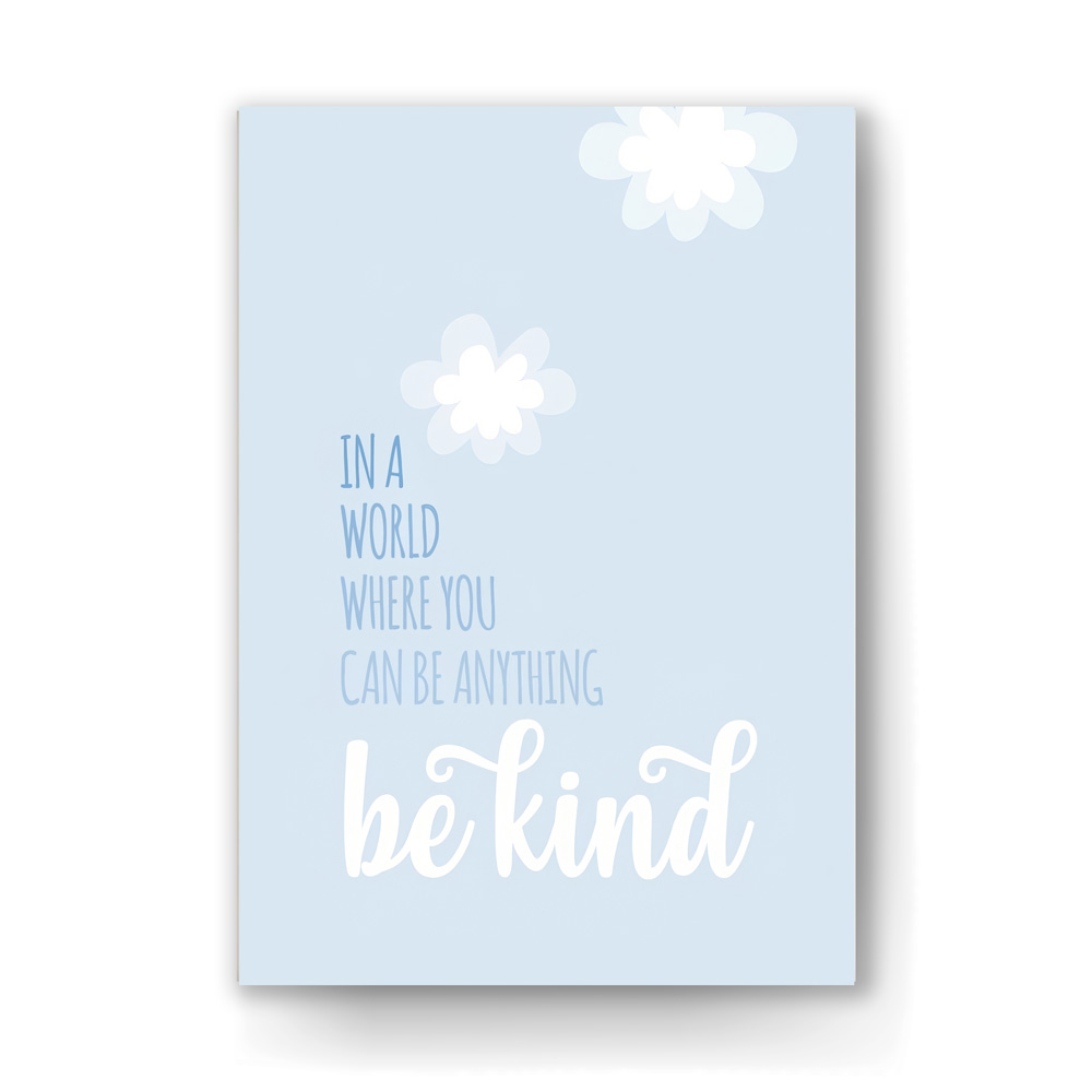 Παιδικo Πόστερ Be kind blue KD453