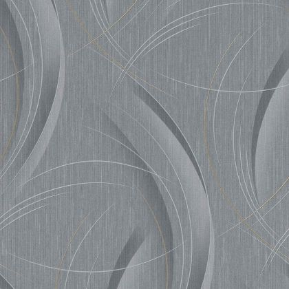 Ταπετσαρία Τοίχου Loops Grey 1021810 0,53cm x 10m