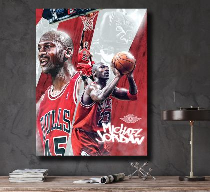 Πίνακας σε καμβά Michael Jordan KNV1596