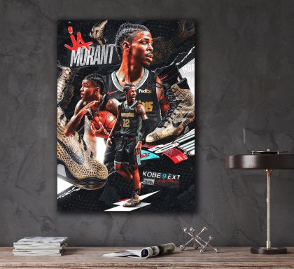 Πίνακας σε καμβά JA MORANT X KOBE KNV1599