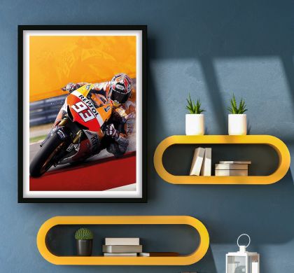 Πόστερ & Κάδρο MotoGp Marc Marquez GP001