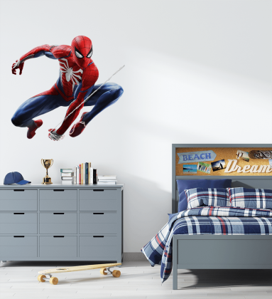 Παδικό Αυτοκόλλητο Τοίχου Spiderman stick1002