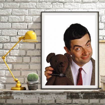 Πόστερ & Κάδρο Mr Bean & Teddy Potrait MV140