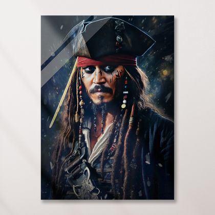 Πίνακας σε καμβά Captain Jack Sparrow KNV2434