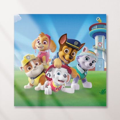 Παιδικός πίνακας σε καμβά Paw Patrol KNV0566