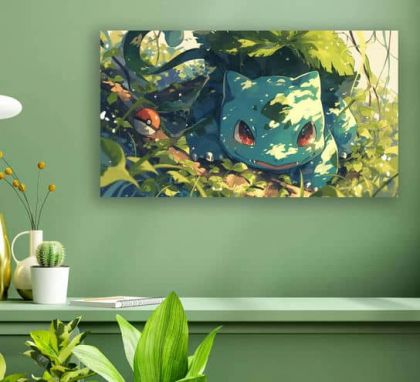 Πίνακας σε καμβά Bulbasaur KNV2447