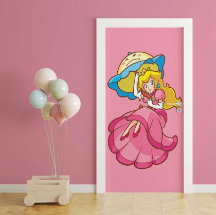 Αυτοκόλλητο Πόρτας Princess Peach DRG010