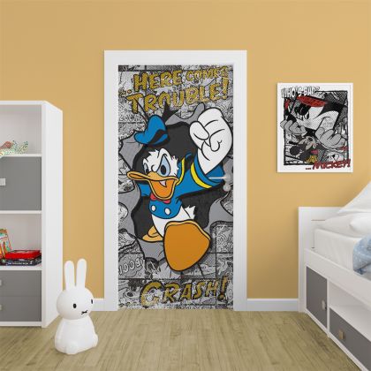 Παιδικό Αυτοκόλλητο Πόρτας Donald Duck DRK032