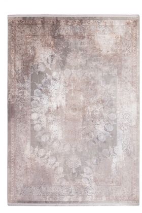 Χειμερινό χαλί μοντέρνο Bamboo Silk 8098A L. Grey D. Beige